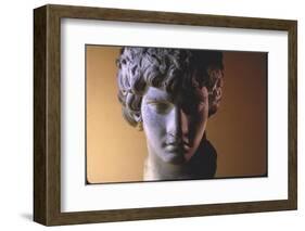 Head of Antinous, Favorite of Emperor Hadrian-Gjon Mili-Framed Photographic Print