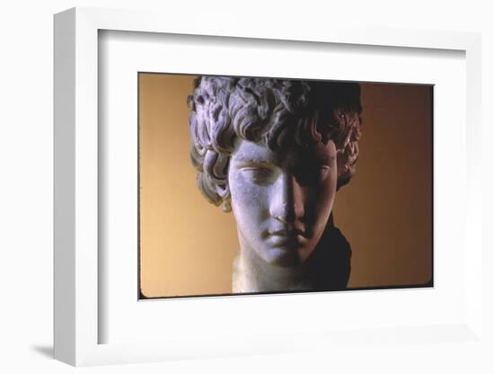 Head of Antinous, Favorite of Emperor Hadrian-Gjon Mili-Framed Photographic Print