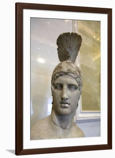 Head of Ares, God of War, Early 2nd Century-Alkamenes Alkamenes-Framed Photographic Print