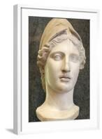 Head of Athena, Goddess of Wisdom and Just War, and Patroness of Crafts, Early 1st Century-Kresilas Kresilas-Framed Photographic Print