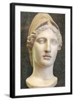 Head of Athena, Goddess of Wisdom and Just War, and Patroness of Crafts, Early 1st Century-Kresilas Kresilas-Framed Photographic Print