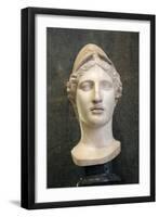 Head of Athena, Goddess of Wisdom and Just War, and Patroness of Crafts, Early 1st Century-Kresilas Kresilas-Framed Photographic Print