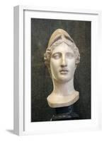 Head of Athena, Goddess of Wisdom and Just War, and Patroness of Crafts, Early 1st Century-Kresilas Kresilas-Framed Photographic Print