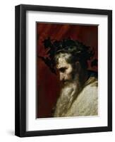 Head of Bacchus, Ca. 1635-Jusepe de Ribera-Framed Giclee Print