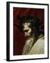 Head of Bacchus, Ca. 1635-Jusepe de Ribera-Framed Giclee Print