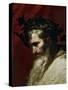 Head of Bacchus, Ca. 1635-Jusepe de Ribera-Stretched Canvas