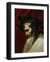 Head of Bacchus, Ca. 1635-Jusepe de Ribera-Framed Giclee Print