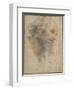 Head of Bearded Man Seen Three-Quarters, Facing Right-Matteo Rosselli-Framed Giclee Print