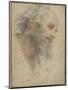 Head of Bearded Man Seen Three-Quarters, Facing Right-Matteo Rosselli-Mounted Giclee Print