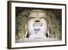 Head of Buddha in Cave 194-null-Framed Giclee Print