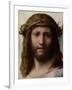 Head of Christ, 1525-1528-Correggio-Framed Giclee Print