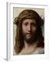 Head of Christ, 1525-1528-Correggio-Framed Giclee Print