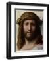 Head of Christ, 1525-1528-Correggio-Framed Giclee Print