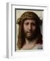 Head of Christ, 1525-1528-Correggio-Framed Giclee Print