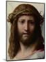 Head of Christ, 1525-1528-Correggio-Mounted Giclee Print