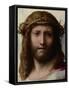 Head of Christ, 1525-1528-Correggio-Framed Stretched Canvas