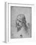 'Head of Christ', c1480 (1945)-Leonardo Da Vinci-Framed Giclee Print