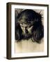 Head of Christ, circa 1890-Franz von Stuck-Framed Giclee Print