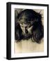 Head of Christ, circa 1890-Franz von Stuck-Framed Giclee Print