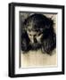 Head of Christ, circa 1890-Franz von Stuck-Framed Premium Giclee Print