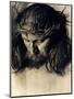 Head of Christ, circa 1890-Franz von Stuck-Mounted Premium Giclee Print