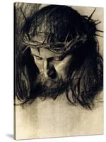 Head of Christ, circa 1890-Franz von Stuck-Stretched Canvas