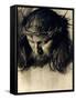 Head of Christ, circa 1890-Franz von Stuck-Framed Stretched Canvas