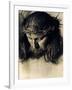 Head of Christ, circa 1890-Franz von Stuck-Framed Giclee Print