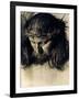 Head of Christ, circa 1890-Franz von Stuck-Framed Giclee Print