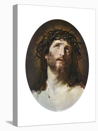 Head of Christ Crowned with Thorns, 1622-1623-Guido Reni-Stretched Canvas