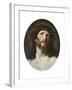 Head of Christ Crowned with Thorns, 1622-1623-Guido Reni-Framed Giclee Print