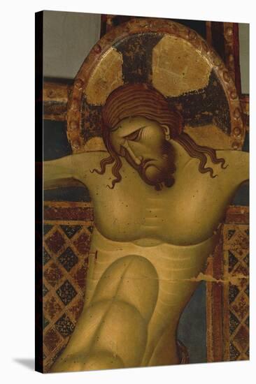 Head of Christ, Detail of 13th Century Crucifix-Giunta Pisano-Stretched Canvas