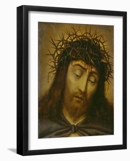 Head of Christ with Crowned with Thorns, Ca, 1625-Odilon Redon-Framed Giclee Print