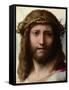 Head of Christ-Correggio-Framed Stretched Canvas