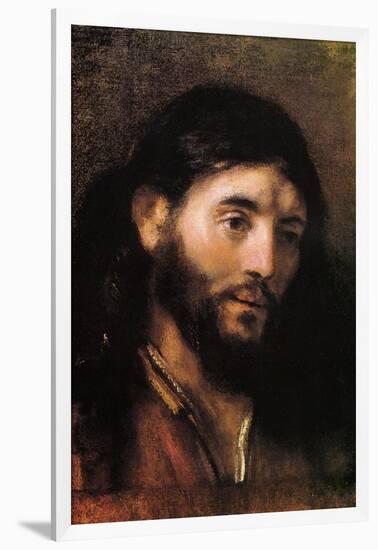 Head of Christ-null-Framed Art Print