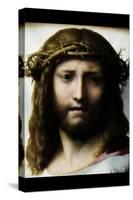 Head of Christ-Antonio Allegri Da Correggio-Stretched Canvas