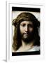 Head of Christ-Antonio Allegri Da Correggio-Framed Art Print