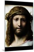Head of Christ-Antonio Allegri Da Correggio-Mounted Art Print