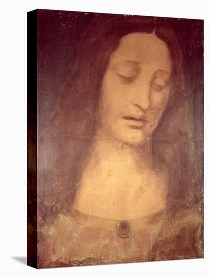 Head of Christ-Leonardo da Vinci-Stretched Canvas