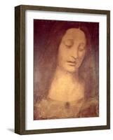 Head of Christ-Leonardo da Vinci-Framed Giclee Print