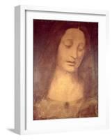 Head of Christ-Leonardo da Vinci-Framed Giclee Print