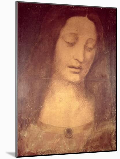 Head of Christ-Leonardo da Vinci-Mounted Giclee Print