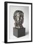 Head of Crying Girl, Modeled 1885-90, Cast by Alexis Rudier (1874-1952), 1925 (Bronze)-Auguste Rodin-Framed Giclee Print