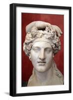 Head of Dionysus, God of Wine and Patron of Wine Making-null-Framed Photographic Print