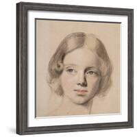 Head of Emma Sandys-Anthony Frederick Augustus Sandys-Framed Giclee Print