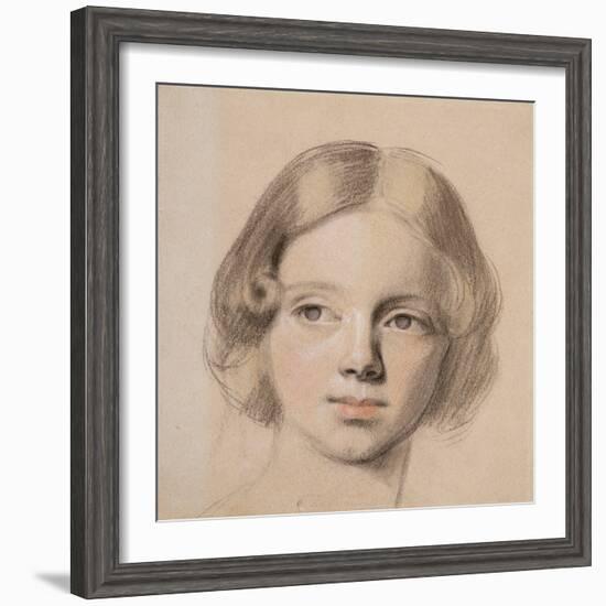 Head of Emma Sandys-Anthony Frederick Augustus Sandys-Framed Giclee Print