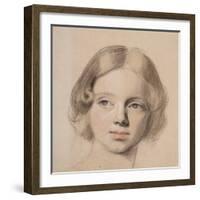 Head of Emma Sandys-Anthony Frederick Augustus Sandys-Framed Giclee Print