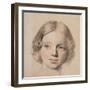 Head of Emma Sandys-Anthony Frederick Augustus Sandys-Framed Giclee Print