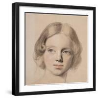 Head of Emma Sandys-Anthony Frederick Augustus Sandys-Framed Giclee Print