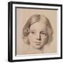 Head of Emma Sandys-Anthony Frederick Augustus Sandys-Framed Giclee Print